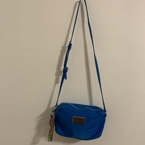 Bimba y Lola nylon crossbody purse with leather strap